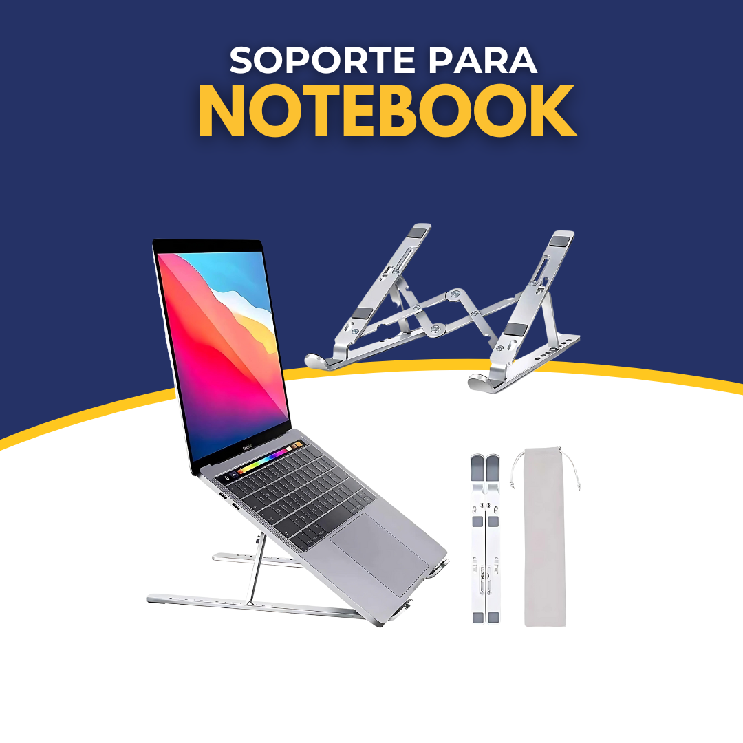 Soporte Ergonómico Ajustable para Notebook – Trabajá Cómodo, Rendí Más