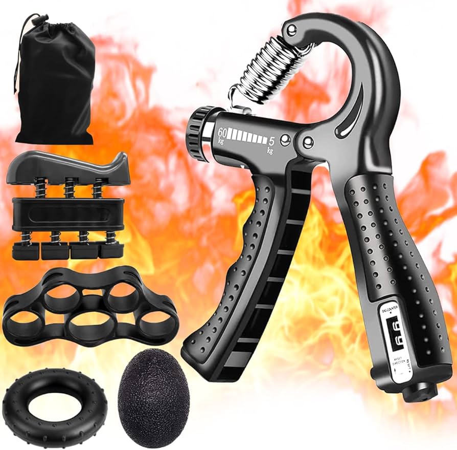 Ejercitador de Mano – Kit de Fortalecimiento y Entrenamiento de Agarre
